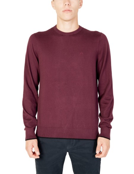 Armani Exchange pull homme violet coton cachemire | ChoixMode