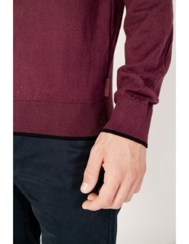 Armani Exchange pull homme violet coton cachemire | ChoixMode