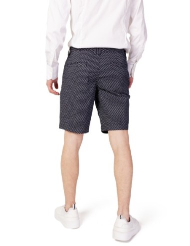 Armani Exchange bermuda homme bleu géométrique | ChoixMode