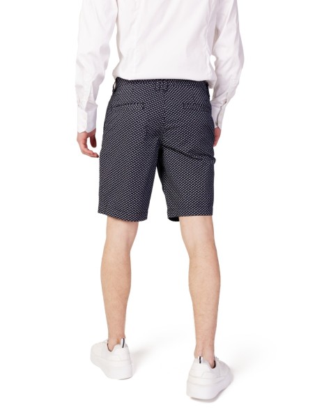 Armani Exchange bermuda homme bleu géométrique | ChoixMode