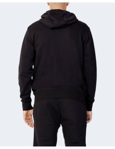 Armani Exchange sweat zippé homme noir coton | ChoixMode