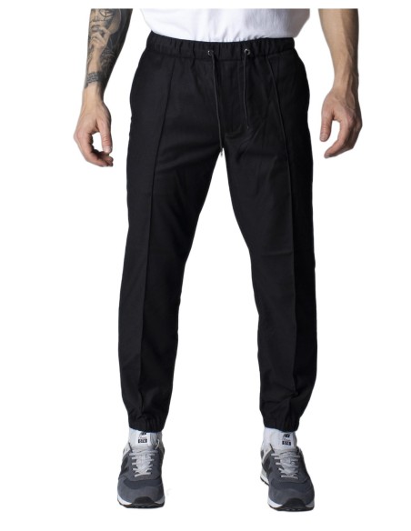 Armani Exchange pantalon homme noir lacets | ChoixMode