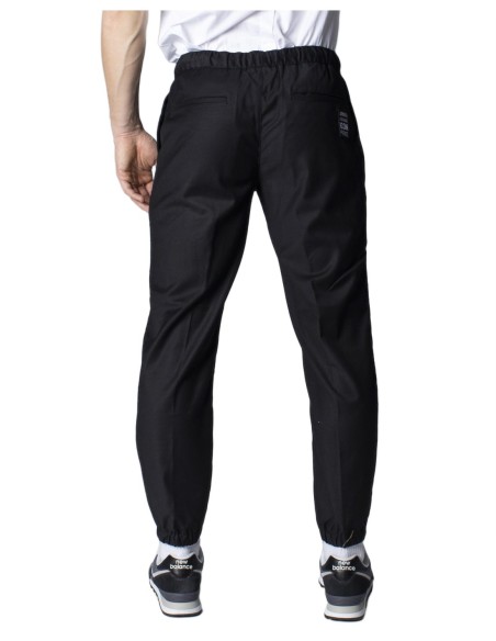 Armani Exchange pantalon homme noir lacets | ChoixMode