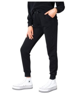 Armani Exchange pantalon femme noir coton mélangé | ChoixMode