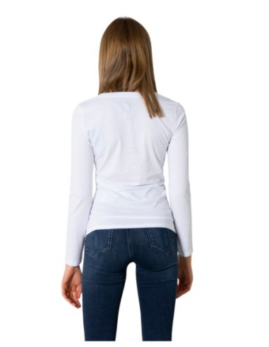 Armani Exchange t-shirt femme blanc manches longues | ChoixMode