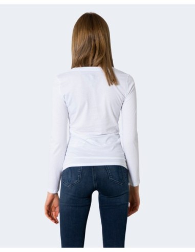 Armani Exchange t-shirt femme blanc manches longues | ChoixMode