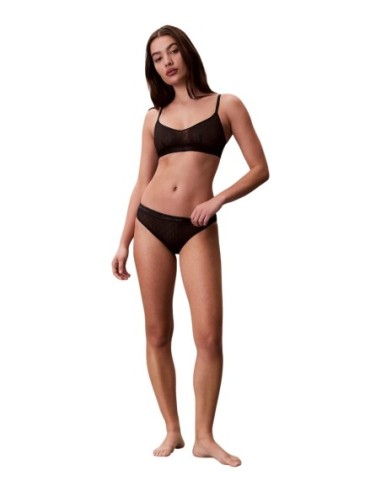 Calvin Klein Jeans bikini femme noir stretch | ChoixMode