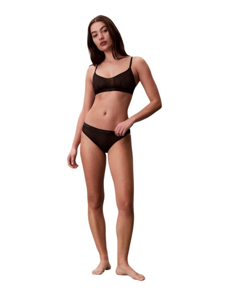 Calvin Klein Jeans bikini femme noir stretch | ChoixMode