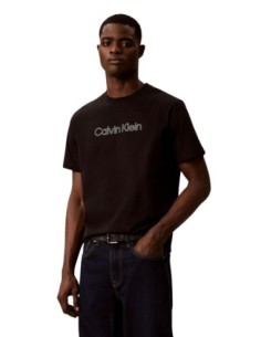 Calvin Klein Jeans t-shirt homme noir imprimé | ChoixMode