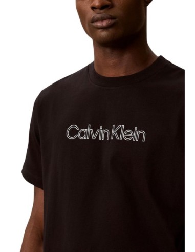 Calvin Klein Jeans t-shirt homme noir imprimé | ChoixMode