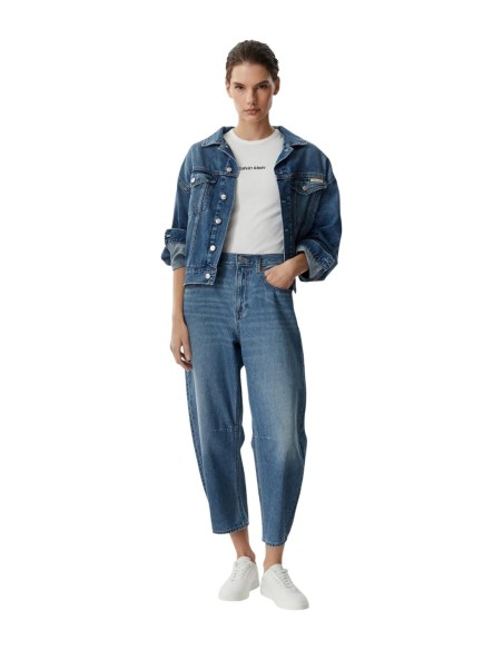 Calvin Klein Jeans jean femme bleu coton | ChoixMode