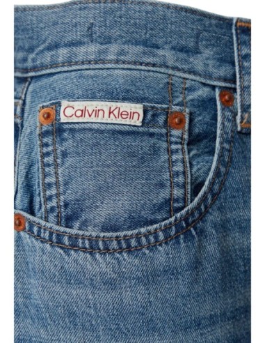 Calvin Klein Jeans jean femme bleu coton | ChoixMode