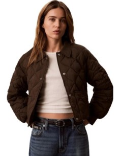 Calvin Klein Jeans veste femme marron zippée | ChoixMode