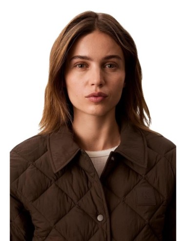 Calvin Klein Jeans veste femme marron zippée | ChoixMode