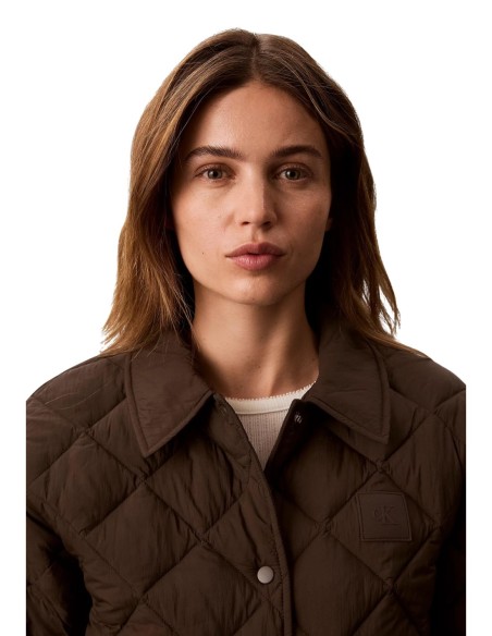 Calvin Klein Jeans veste femme marron zippée | ChoixMode