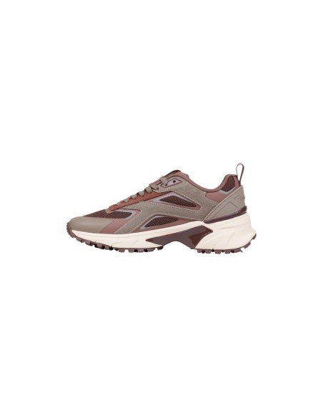 Calvin Klein baskets femme marron géométriques | ChoixMode