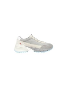 Calvin Klein Jeans baskets femme grises cuir | ChoixMode