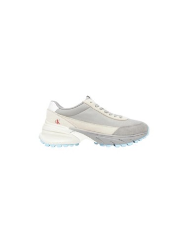 Calvin Klein Jeans baskets femme grises cuir | ChoixMode