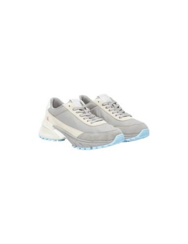 Calvin Klein Jeans baskets femme grises cuir | ChoixMode