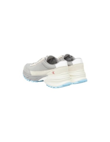 Calvin Klein Jeans baskets femme grises cuir | ChoixMode