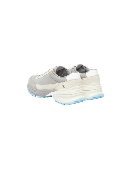 Calvin Klein Jeans baskets femme grises cuir | ChoixMode