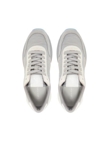 Calvin Klein Jeans baskets femme grises cuir | ChoixMode