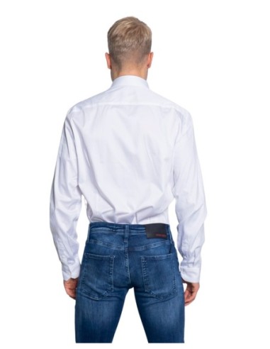 Armani Exchange chemise homme blanche coton stretch | ChoixMode