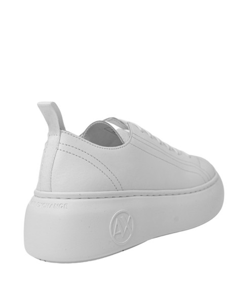 Armani Exchange baskets femme blanches cuir | ChoixMode