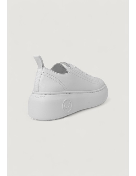 Armani Exchange baskets femme blanches cuir | ChoixMode