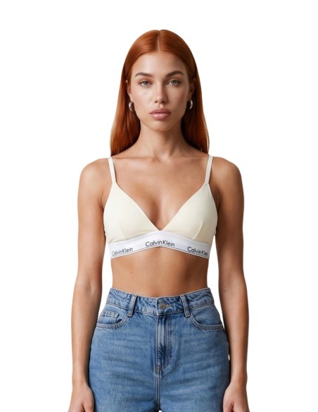 Calvin Klein Underwear body triangle blanc coton modal | ChoixMode