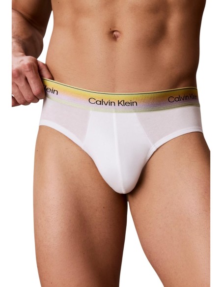 Calvin Klein Underwear slip homme blanc coton stretch | ChoixMode