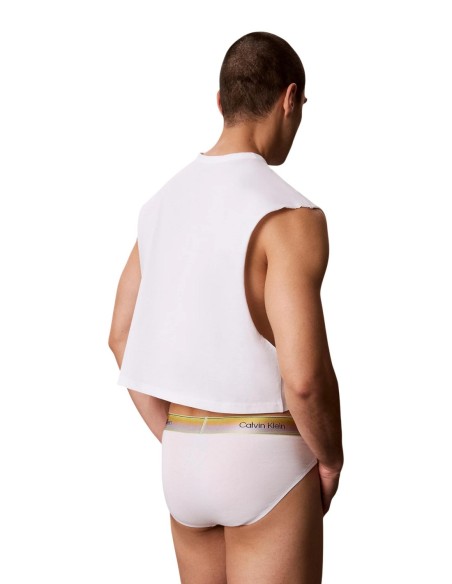 Calvin Klein Underwear slip homme blanc coton stretch | ChoixMode