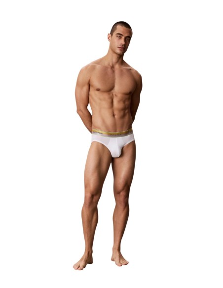 Calvin Klein Underwear slip homme blanc coton stretch | ChoixMode