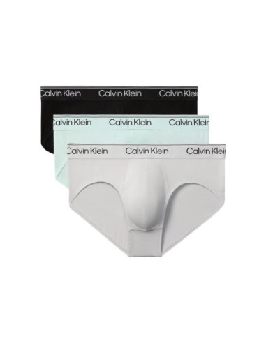 Calvin Klein Underwear lot 3 slips gris techniques | ChoixMode