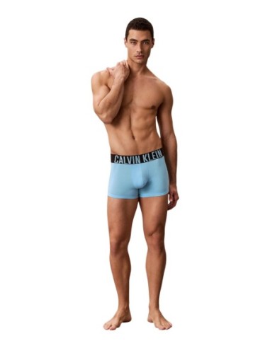 Calvin Klein Underwear lot 3 trunks bleu azur | ChoixMode