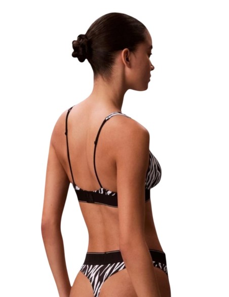 Calvin Klein Underwear body léopard marron femme | ChoixMode