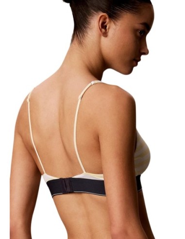 Calvin Klein Underwear body triangle beige femme | ChoixMode