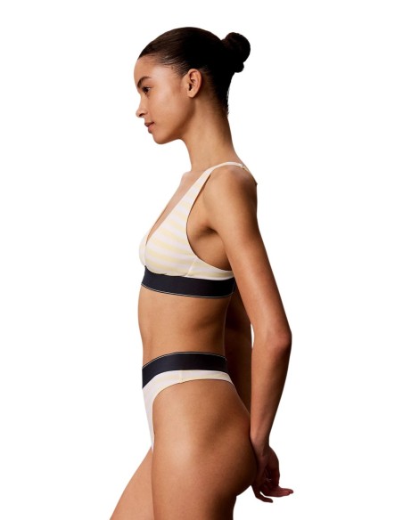 Calvin Klein Underwear body triangle beige femme | ChoixMode