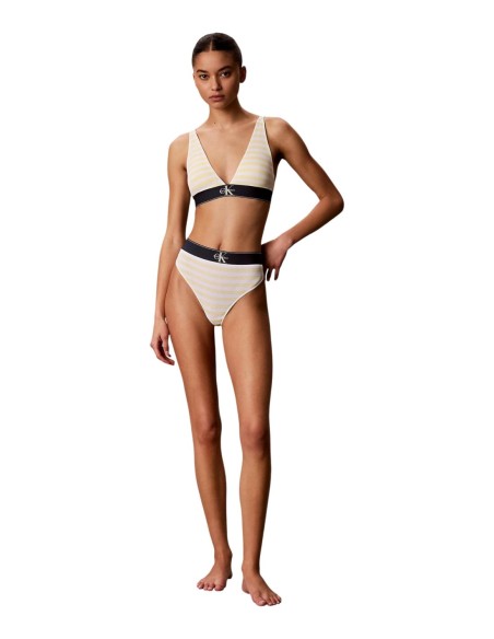 Calvin Klein Underwear body triangle beige femme | ChoixMode