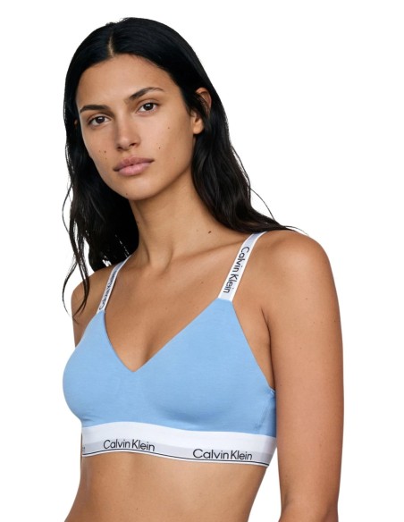 Calvin Klein Underwear body bralette bleu azur | ChoixMode
