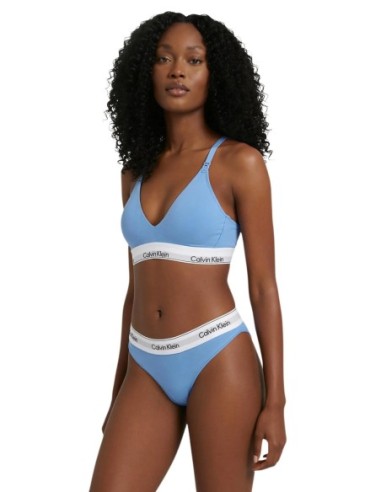 Calvin Klein Underwear culotte brésilienne bleu azur | ChoixMode