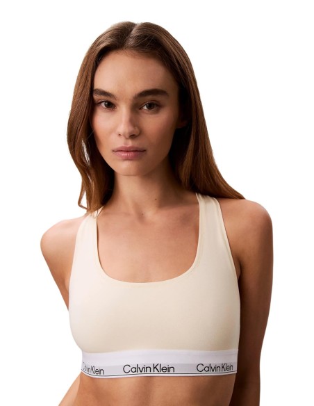Calvin Klein Underwear body bralette beige femme | ChoixMode
