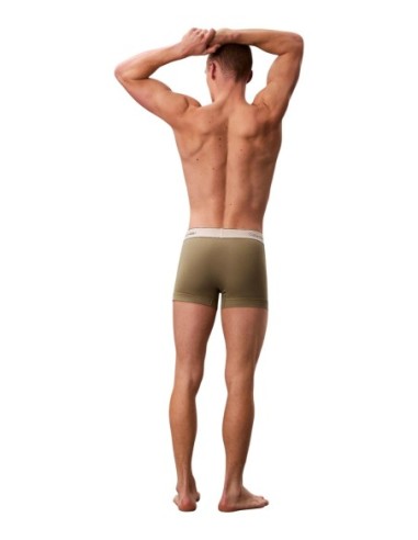 Calvin Klein Underwear lot 3 trunks verts homme | ChoixMode