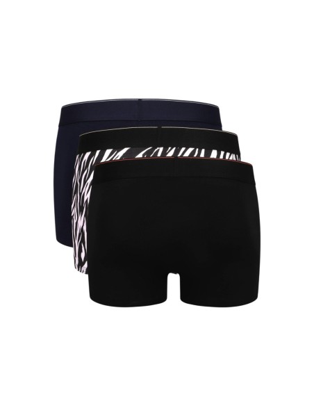 Calvin Klein Underwear lot 3 trunks noirs coton | ChoixMode