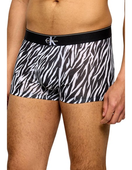 Calvin Klein Underwear lot 3 trunks noirs coton | ChoixMode