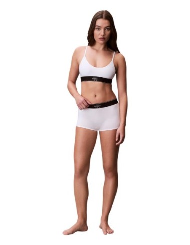 Calvin Klein Underwear bralette femme blanche imprimée | ChoixMode