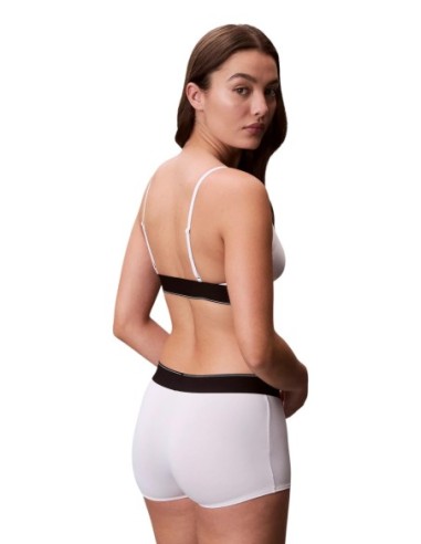 Calvin Klein Underwear bralette femme blanche imprimée | ChoixMode