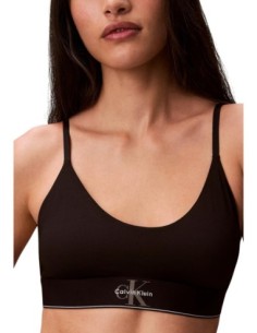 Calvin Klein Underwear bralette femme noire imprimée | ChoixMode