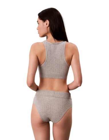 Calvin Klein Underwear body bralette femme gris | ChoixMode