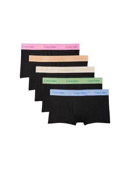 Calvin Klein Underwear lot 5 trunks noirs taille basse | ChoixMode